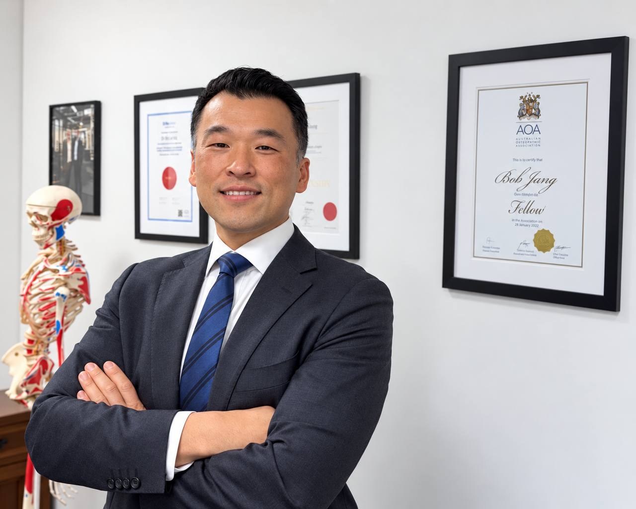 Dr Bob Jang in his rooms